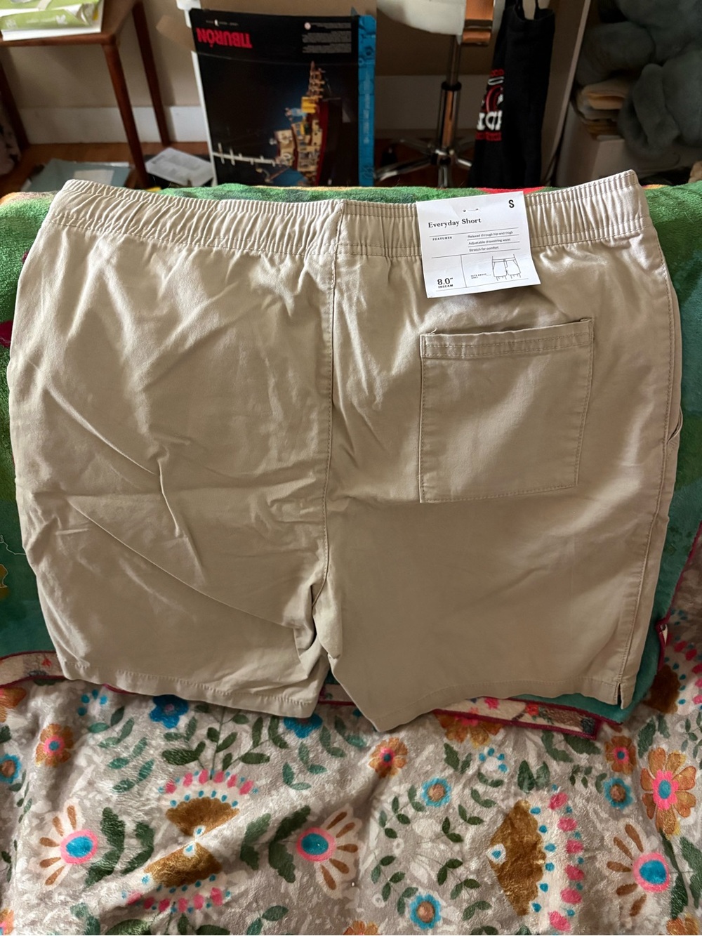 Goodfellow & Co Khaki Elastic-Waist Men's Shorts